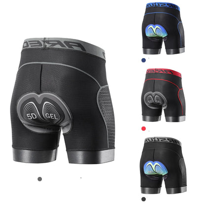 Men's Cycling Shorts with 5D Gel Padding Quick-drying