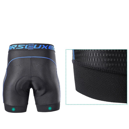 Men's Cycling Shorts with 5D Gel Padding Quick-drying