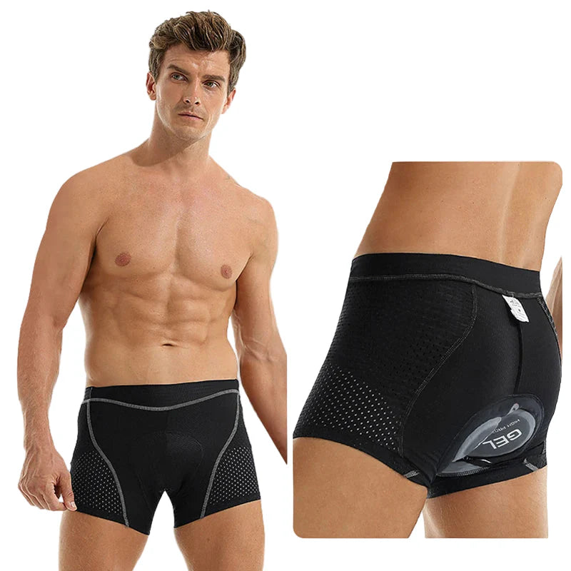 Men's Cycling Underwear with 5D Gel Cushion MTB Boxer