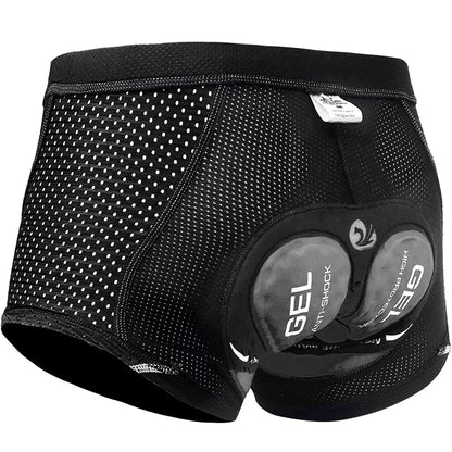 Men's Cycling Underwear with 5D Gel Cushion MTB Boxer