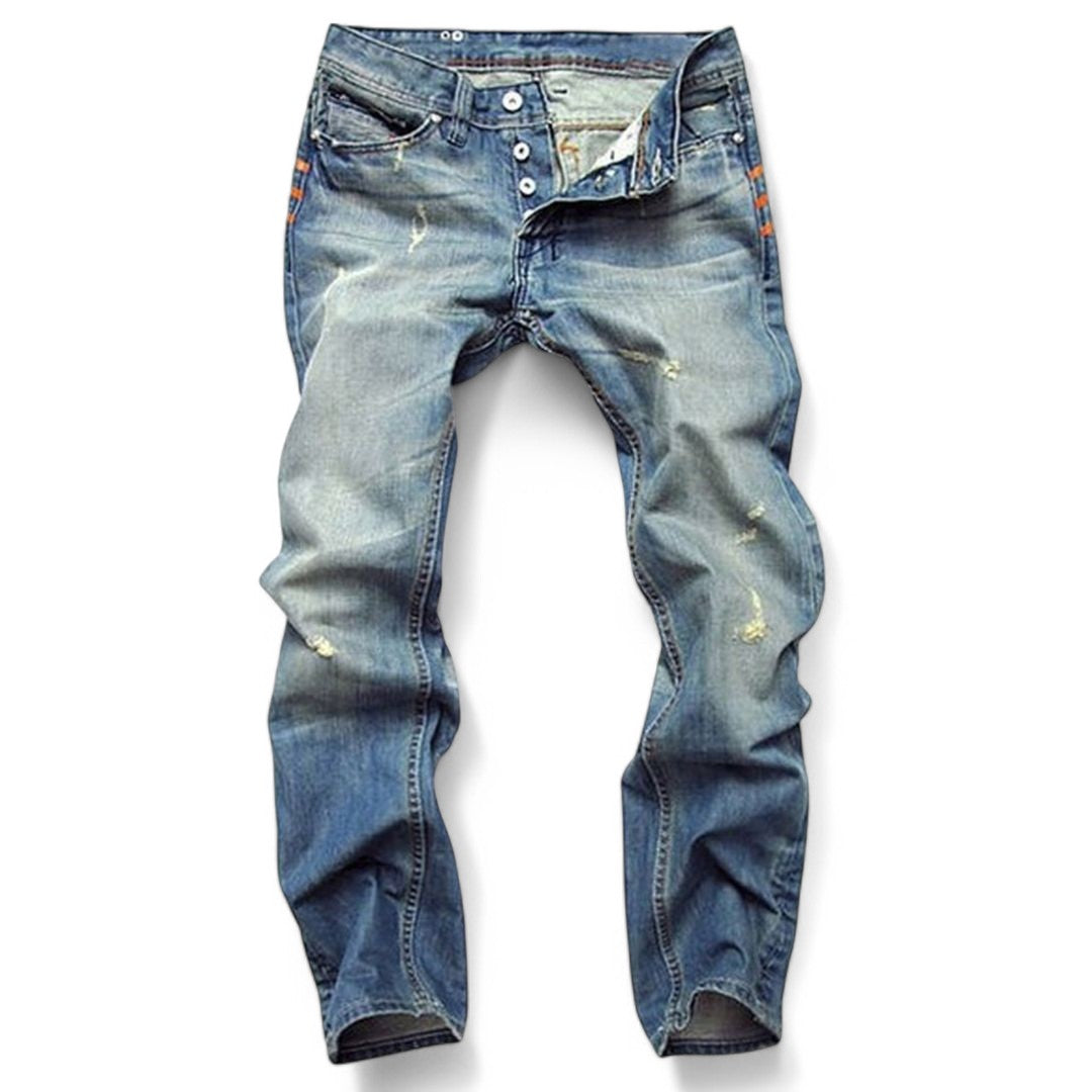 Men's Denim Jeans Casual Style Cotton
