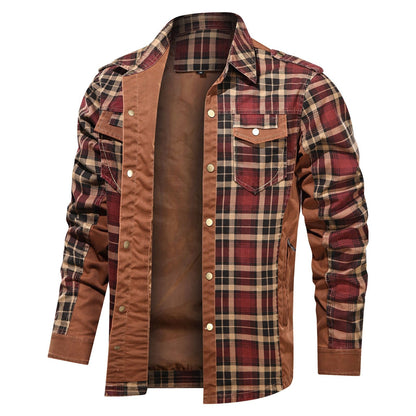 Men's Flannel Shirt Classic Design