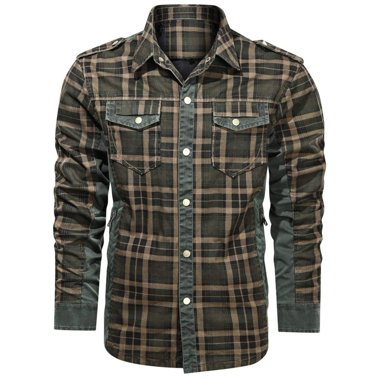 Men's Flannel Shirt Classic Design