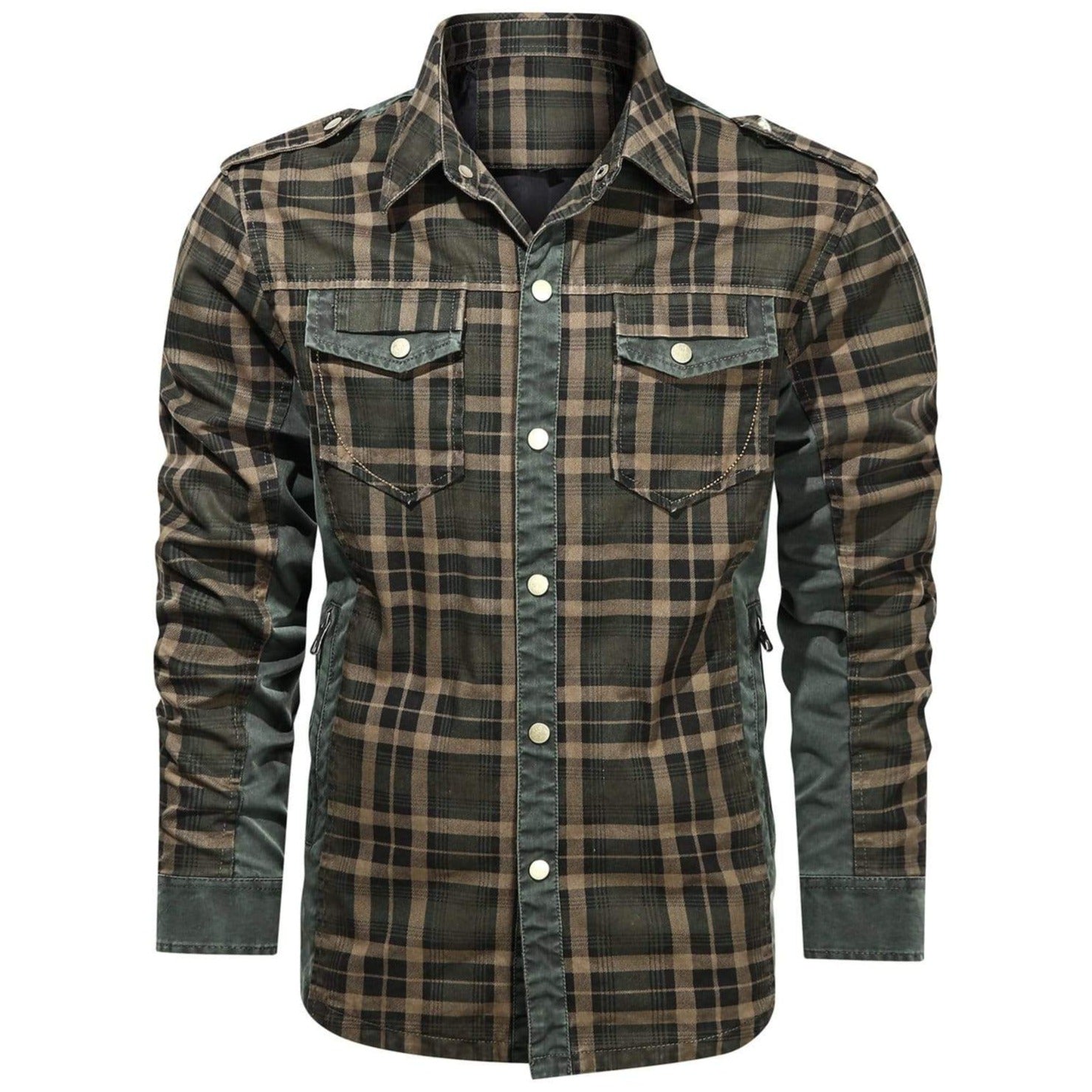 Men's Flannel Shirt Classic Design
