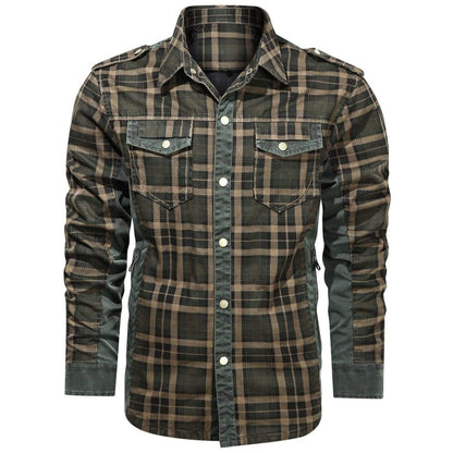Men's Flannel Shirt Classic Design