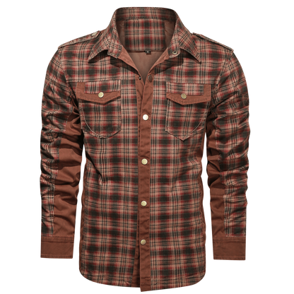 Men's Flannel Shirt Classic Design