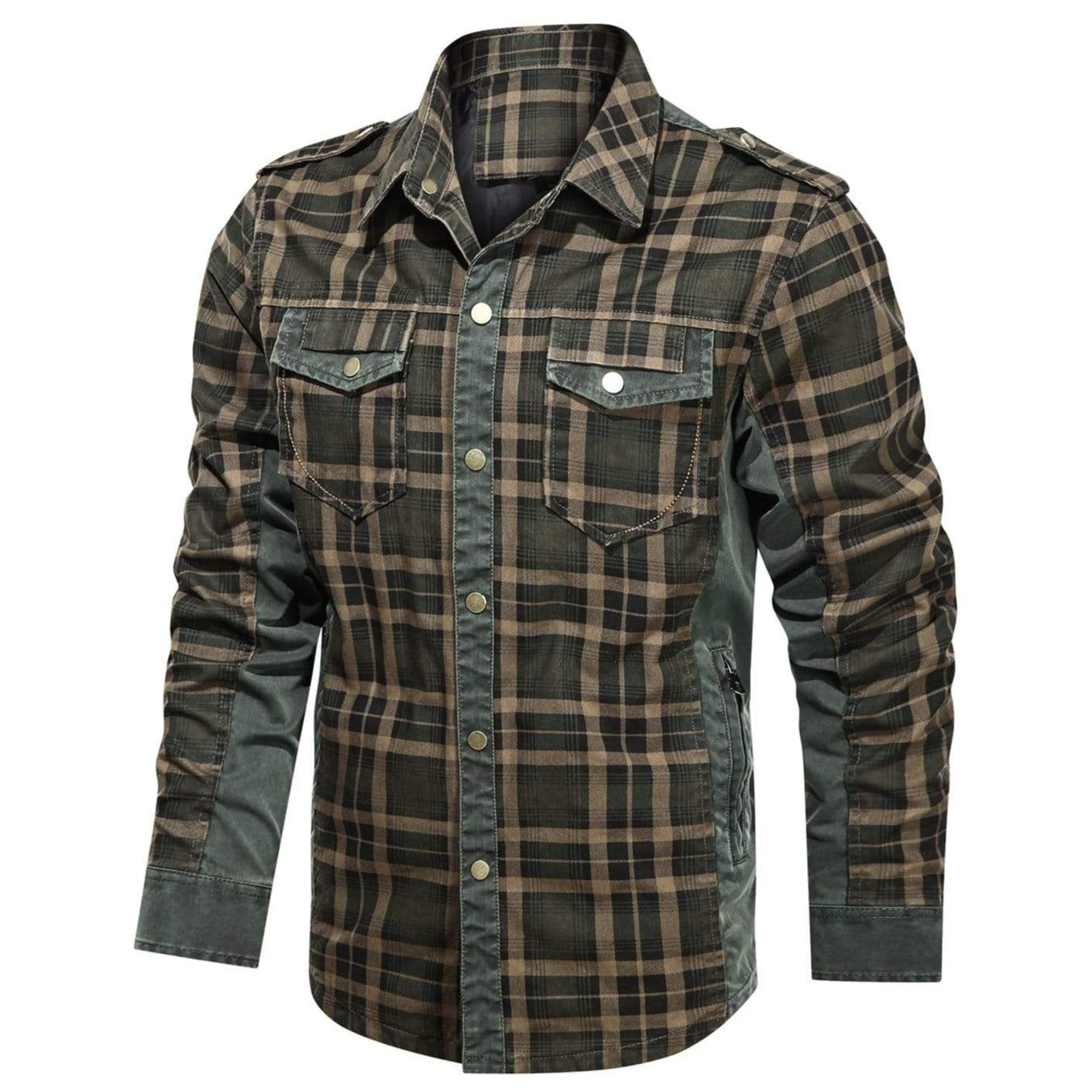 Men's Flannel Shirt Classic Design