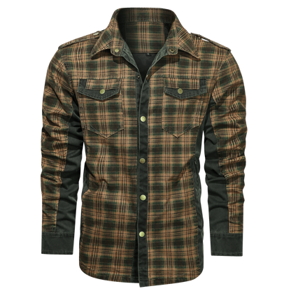 Men's Flannel Shirt Classic Design