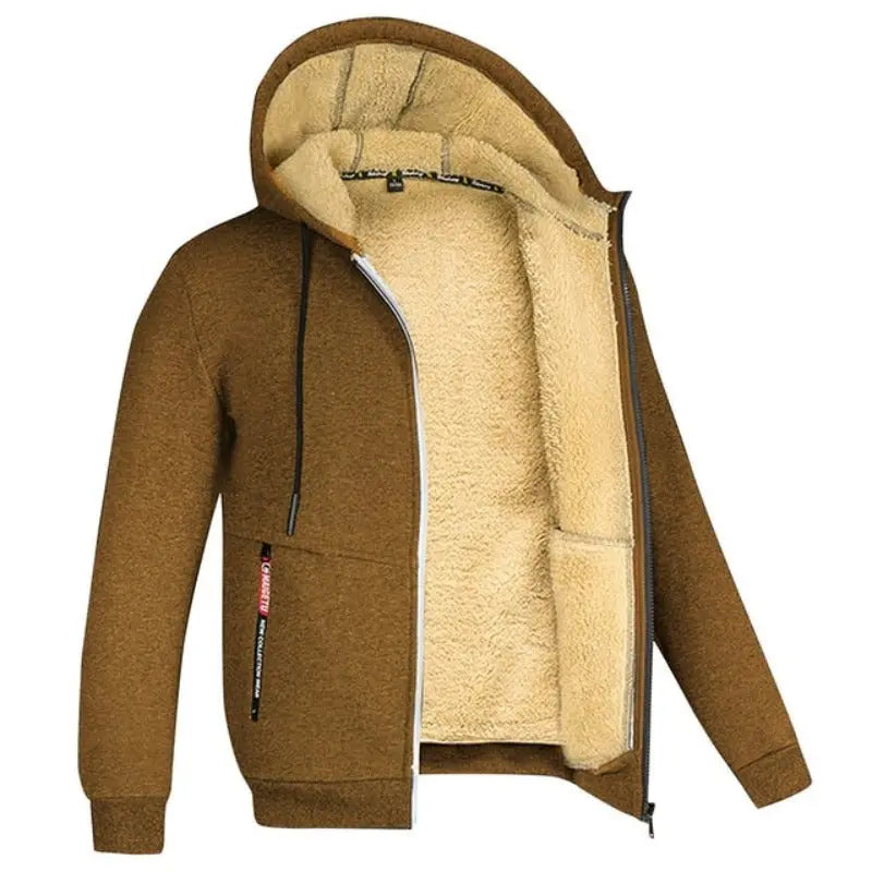 Men's Fleece Cardigan Modern Design