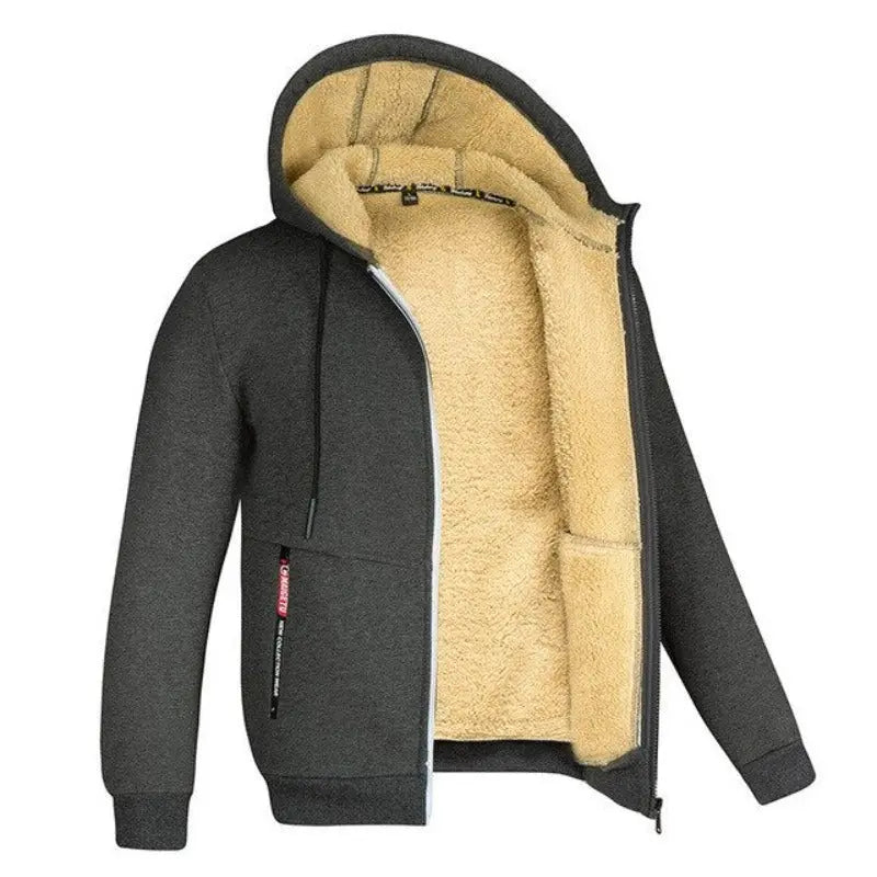 Men's Fleece Cardigan Modern Design