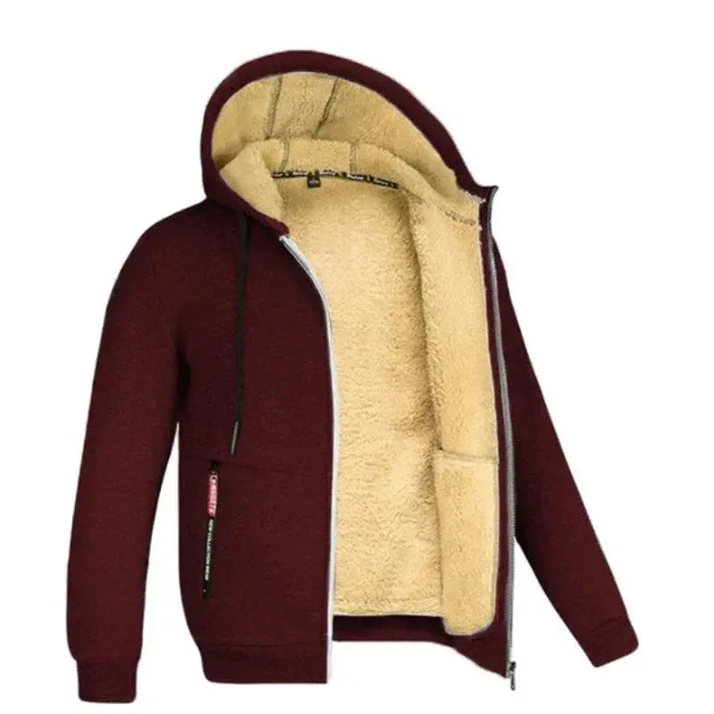 Men's Fleece Cardigan Modern Design