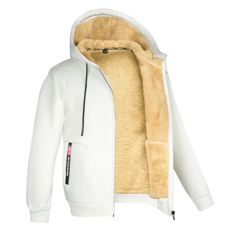Men's Fleece Cardigan Modern Design