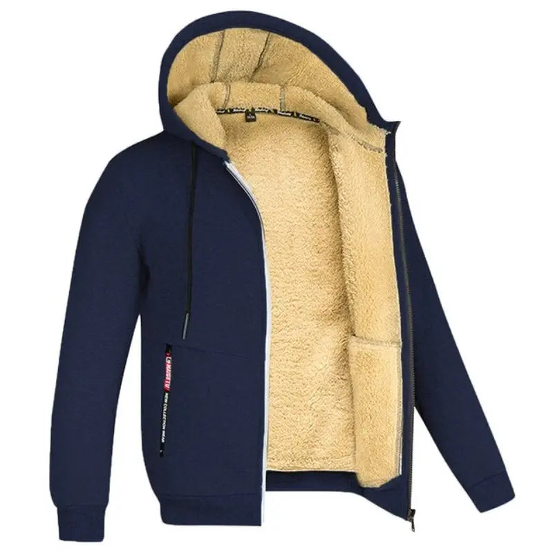 Men's Fleece Cardigan Modern Design
