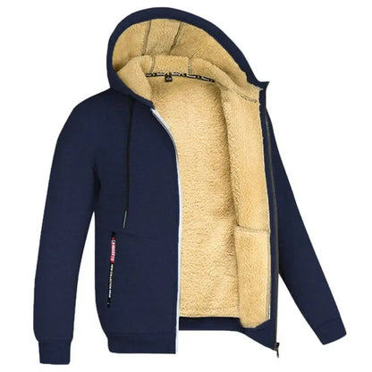 Men's Fleece Cardigan Modern Design