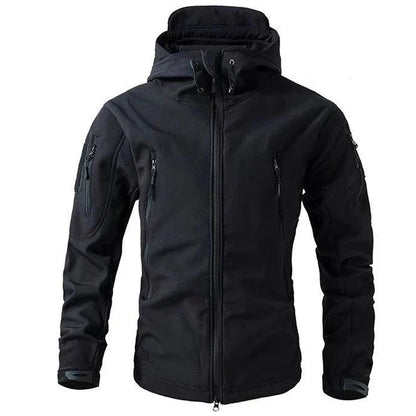 Men's Fleece Jacket Waterproof for Outdoor Activities with Fleece Lining