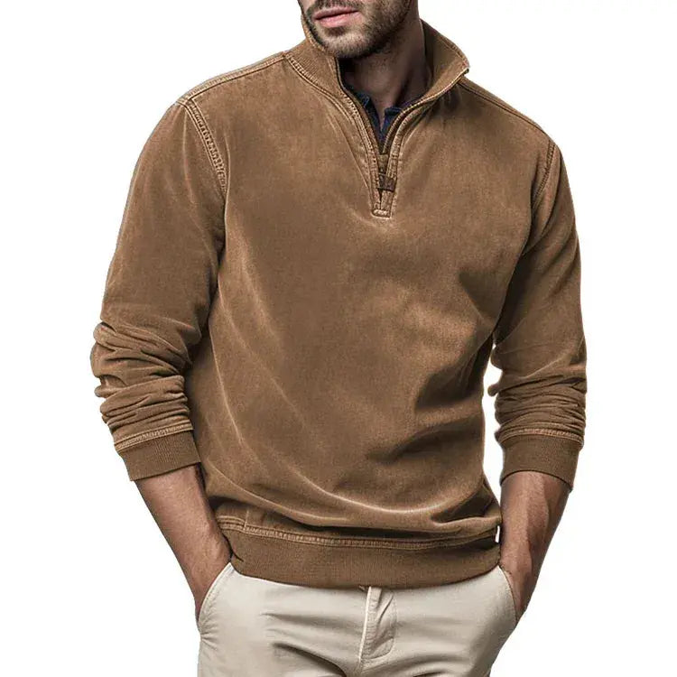 Men's Fleece Sweater Vintage Design