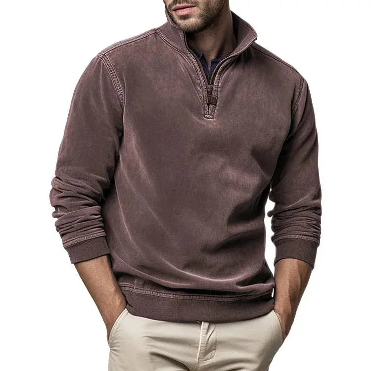 Men's Fleece Sweater Vintage Design