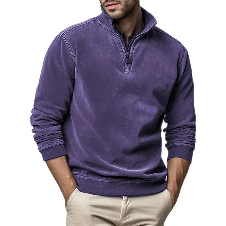 Men's Fleece Sweater Vintage Design
