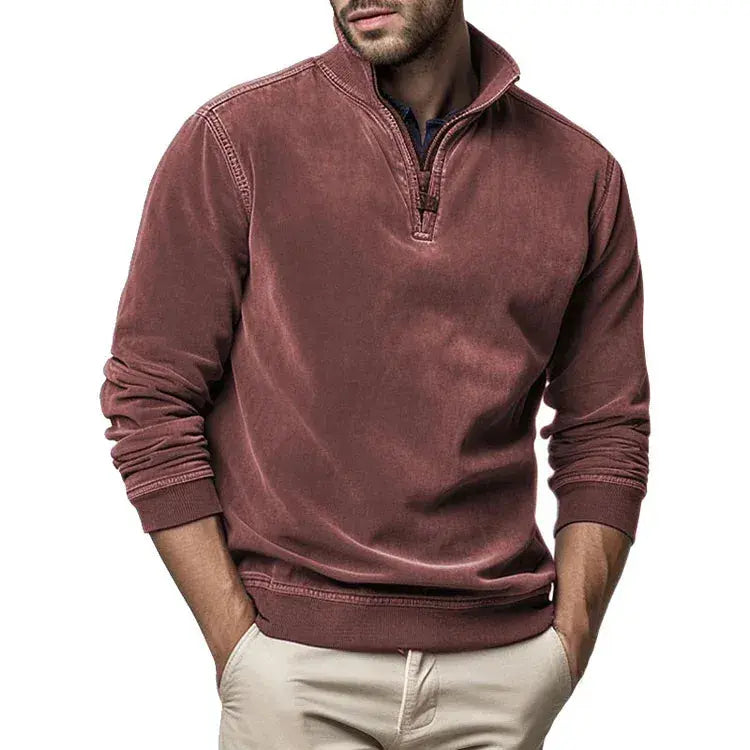 Men's Fleece Sweater Vintage Design