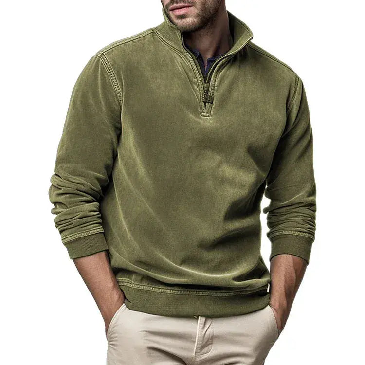 Men's Fleece Sweater Vintage Design