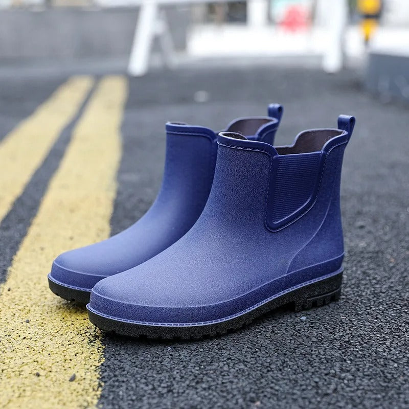 Men's Half High Rain Boots Waterproof Synthetic Comfortable