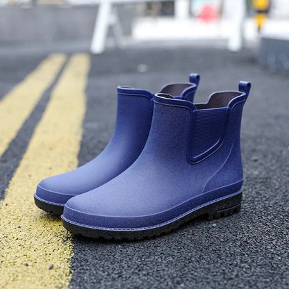 Men's Half High Rain Boots Waterproof Synthetic Comfortable