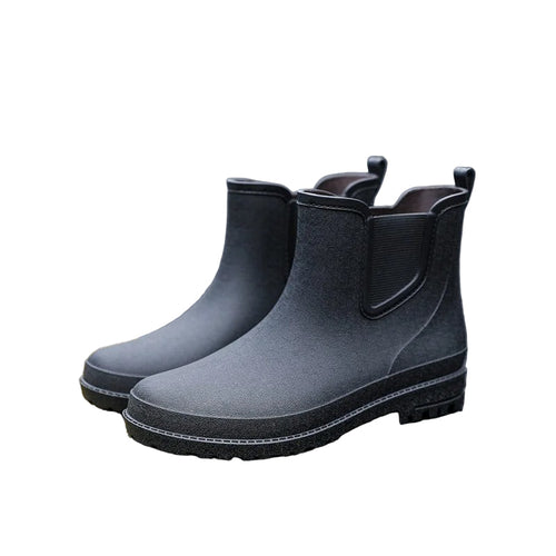 Men's Half High Rain Boots Waterproof Synthetic Comfortable