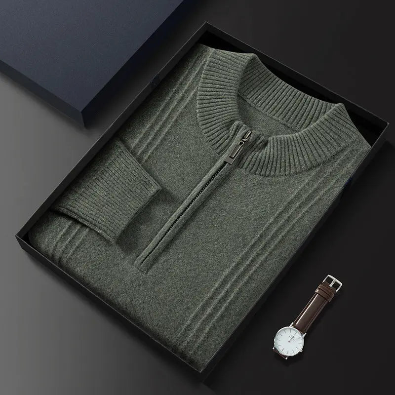 Men's Half Zip Cardigan Casual