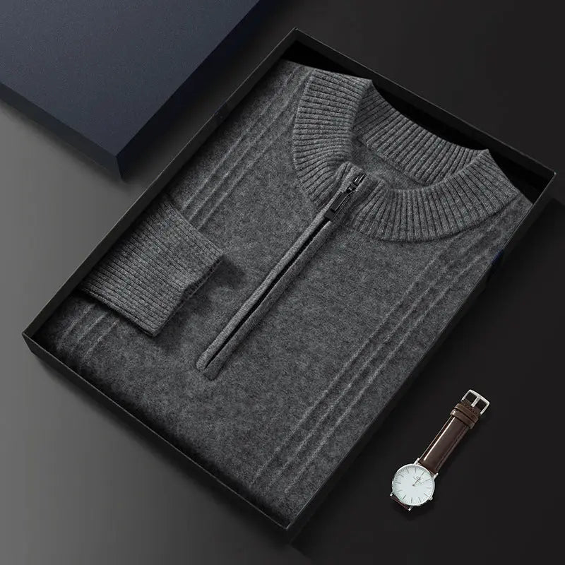 Men's Half Zip Cardigan Casual