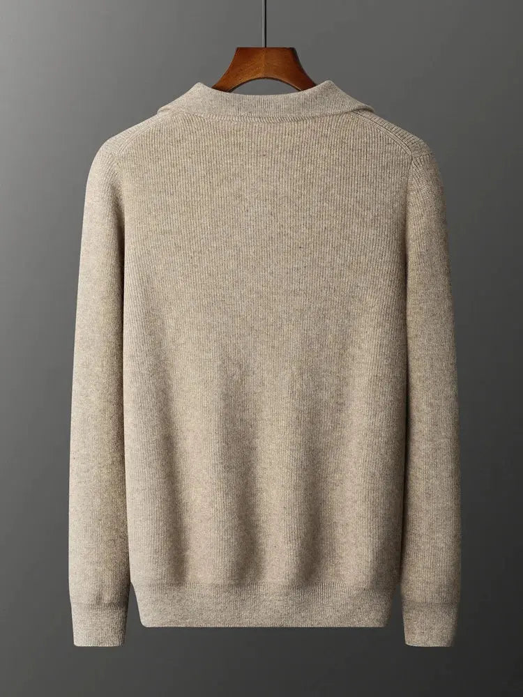 Men's Half Zip Casual Sweater