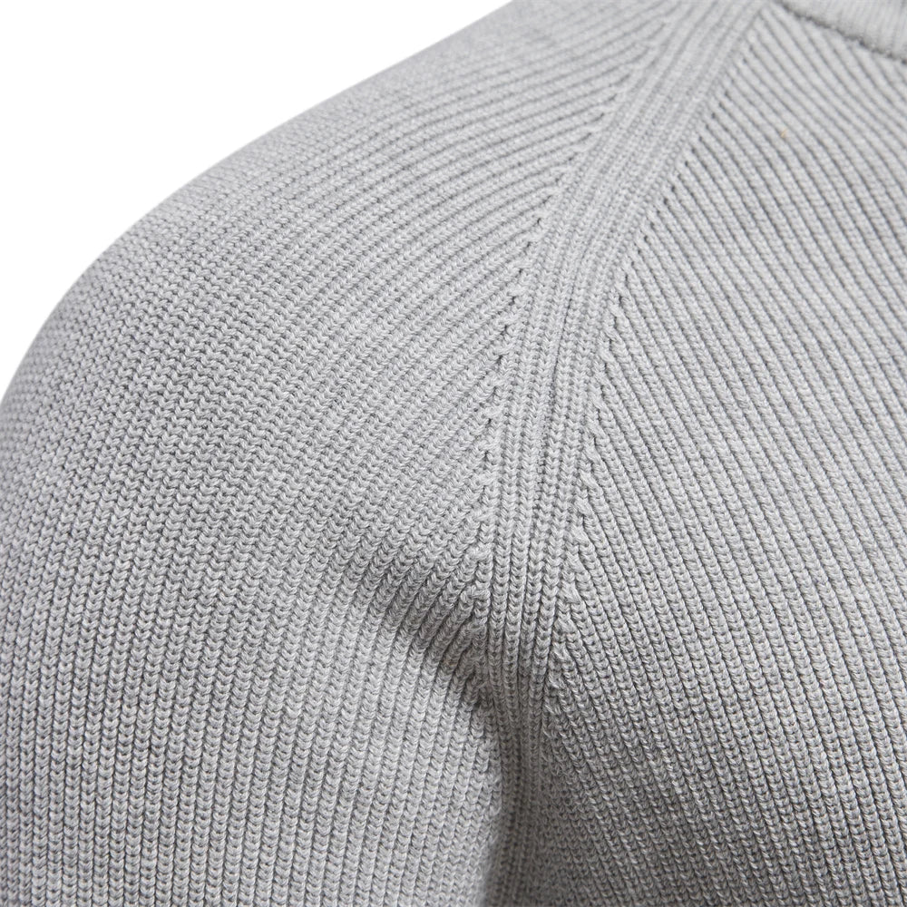 Men's Half Zip Sweater Casual Style Modern Fit