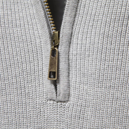 Men's Half Zip Sweater Casual Style Modern Fit