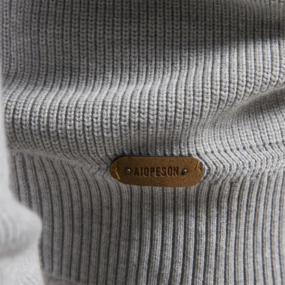 Men's Half Zip Sweater Casual Style Modern Fit