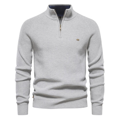 Men's Half Zip Sweater Casual Style Modern Fit