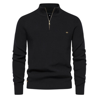 Men's Half Zip Sweater Casual Style Modern Fit