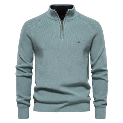 Men's Half Zip Sweater Casual Style Modern Fit