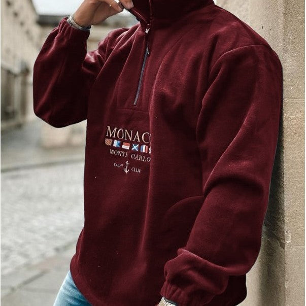 Men's Half Zip Sweater Timeless Elegance