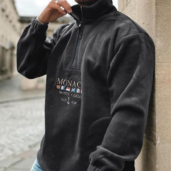 Men's Half Zip Sweater Timeless Elegance