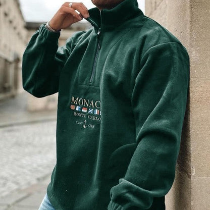 Men's Half Zip Sweater Timeless Elegance