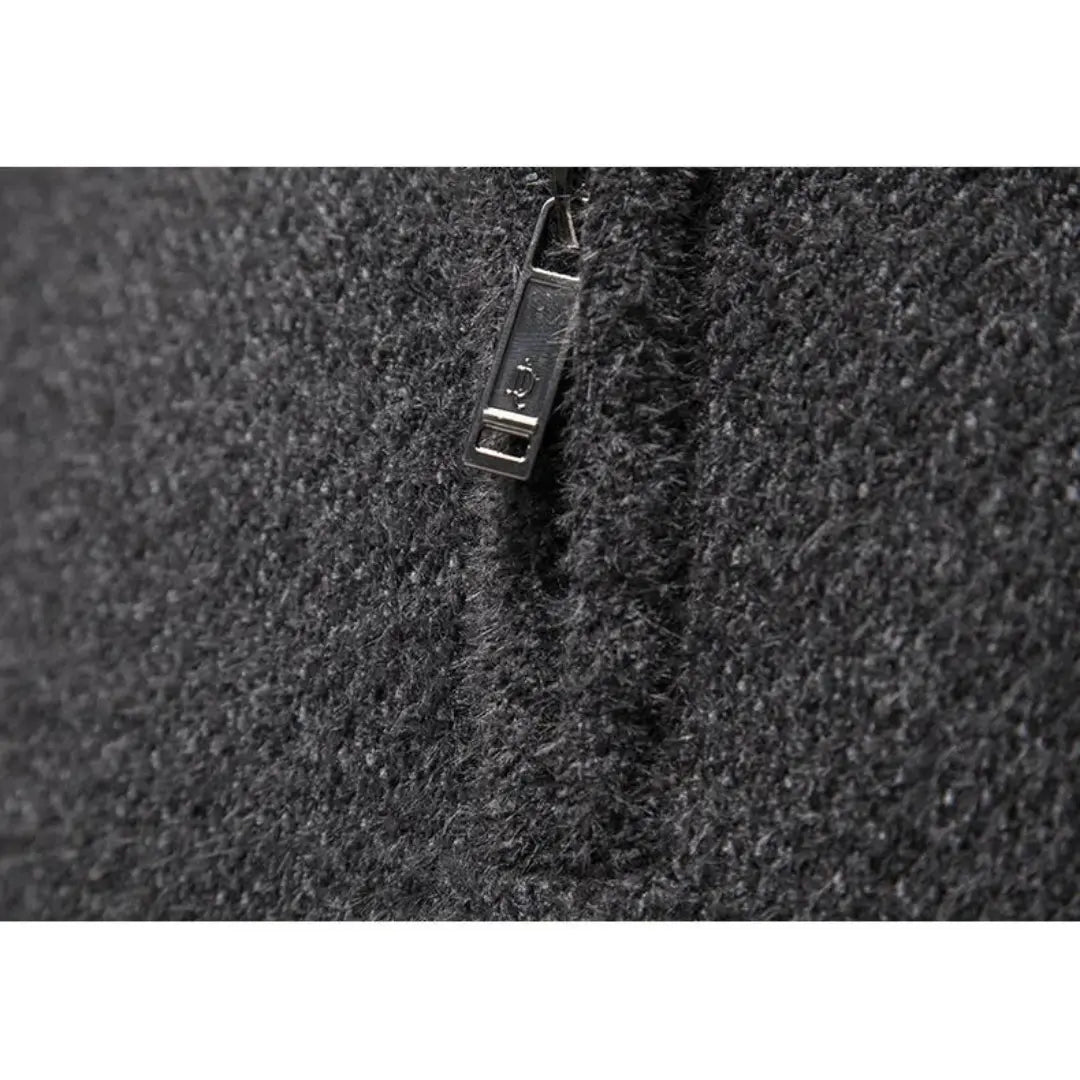 Men's Halfzip Sweater Casual Style for Comfortable Winter Days