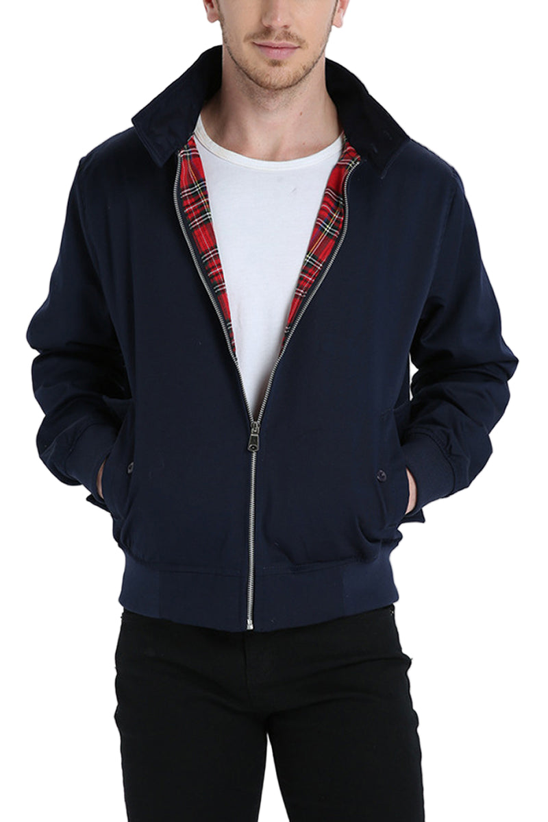 Men's Harrington Jacket Casual Style