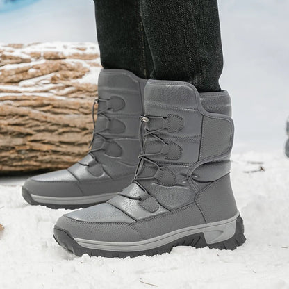 Men's High Top Winter Plush Boots