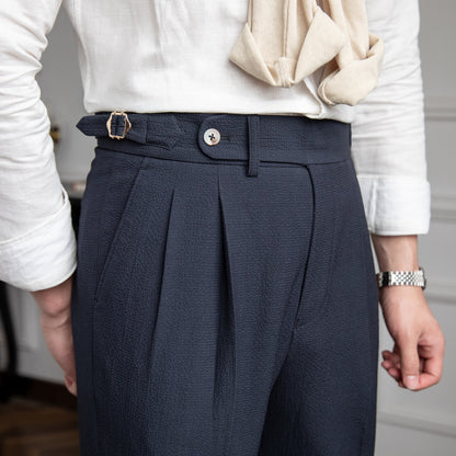Men's High Waist Trousers Vintage Style