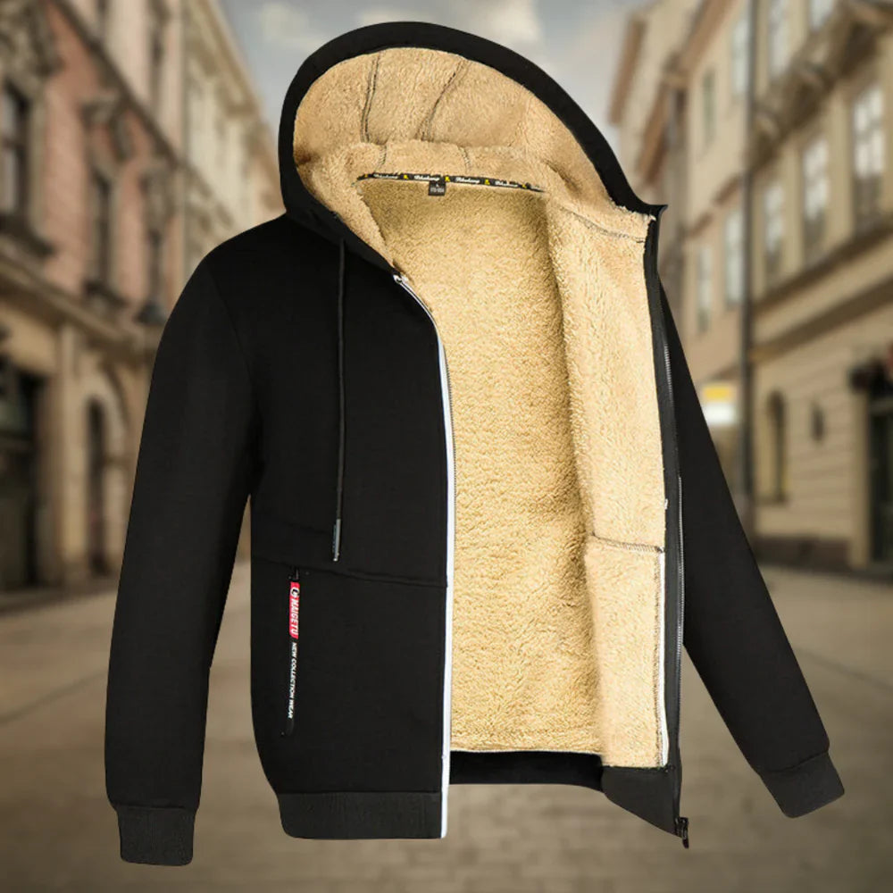 Men's Hooded Jacket Casual Style