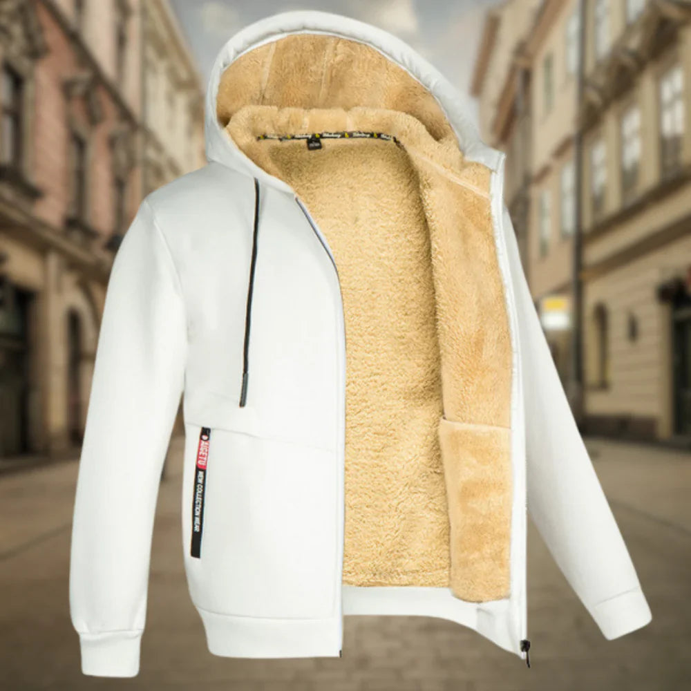 Men's Hooded Jacket Casual Style