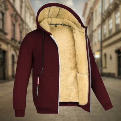Men's Hooded Jacket Casual Style