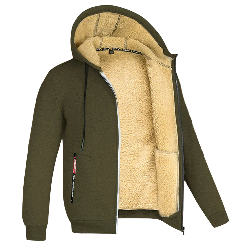 Men's Hooded Jacket Casual Style