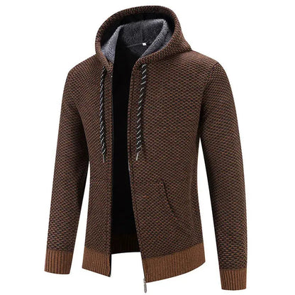 Men's Hoodie Comfortable with Double Hood and Ribbed Cuffs