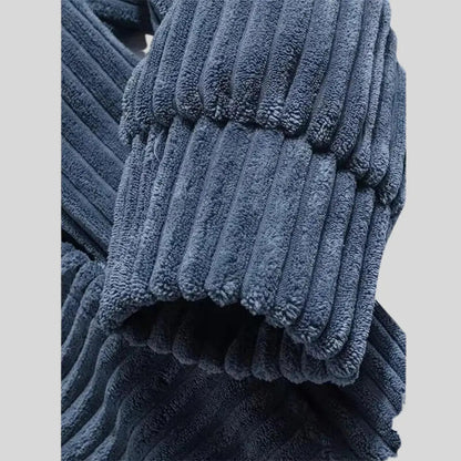 Men's Hoodie Ribbed Casual Style with Adjustable Hood