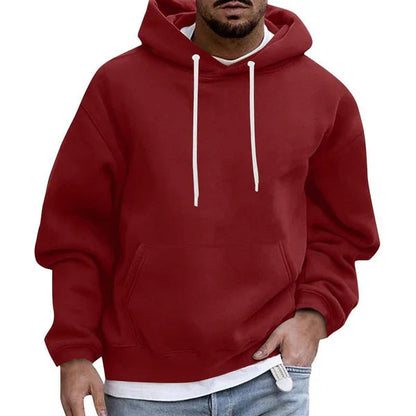 Men's Hoodie With Practical Pockets Soft Fabric Loose Fit